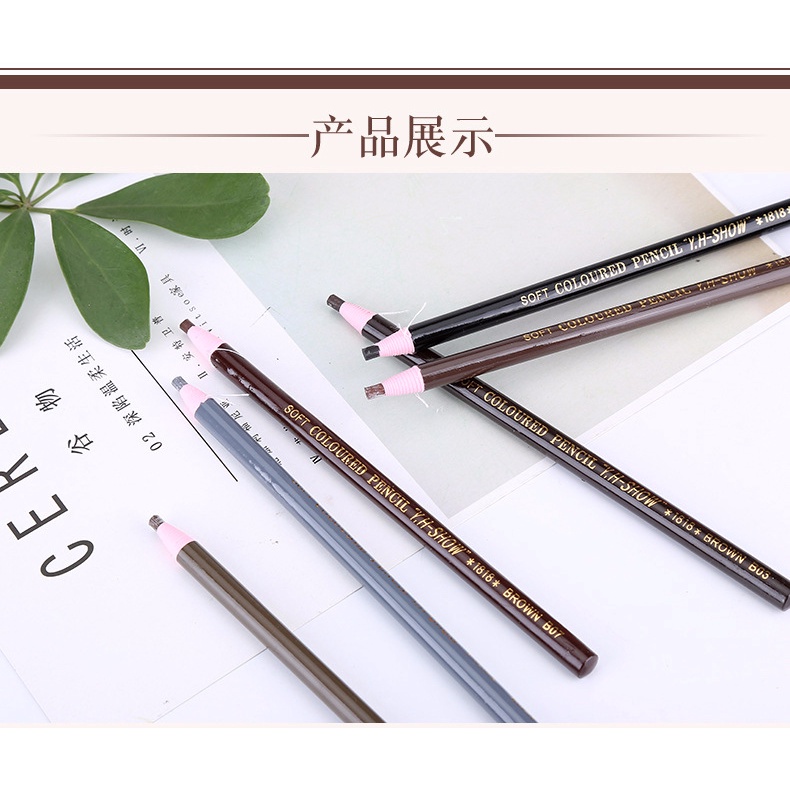 Chì Kẻ Mày Xé Chống Thấm Nước Lâu Trôi Nhiều Màu - Hàng Chuẩn