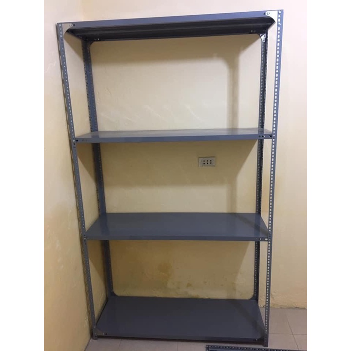 Kệ sắt v lỗ: Cao 1m8 x dài 1m x rộng 40cm x 4 tầng