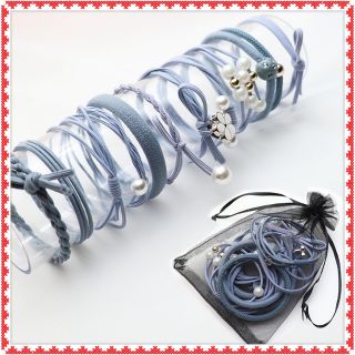 Set 12 dây buộc tóc Hàn Quốc siêu xinh