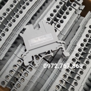 Cầu đấu dây uk2.5b, dùng cho dây 2.5mm²