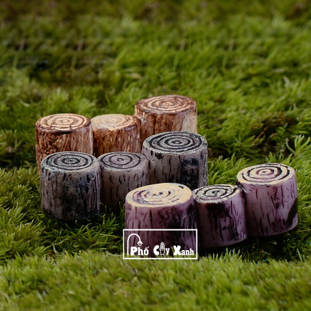 Khúc Gỗ Lát Đường Đi - Phụ Kiện Trang Trí Tiểu Cảnh Hồ Nước