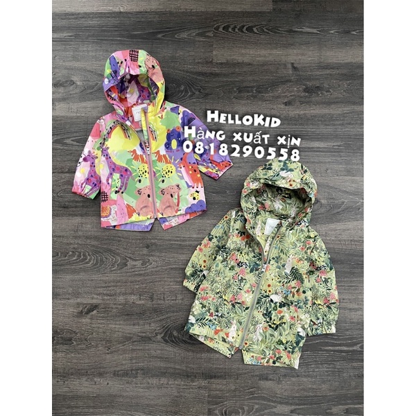 A382 - Áo khoác gió raincoat Next Bé gái