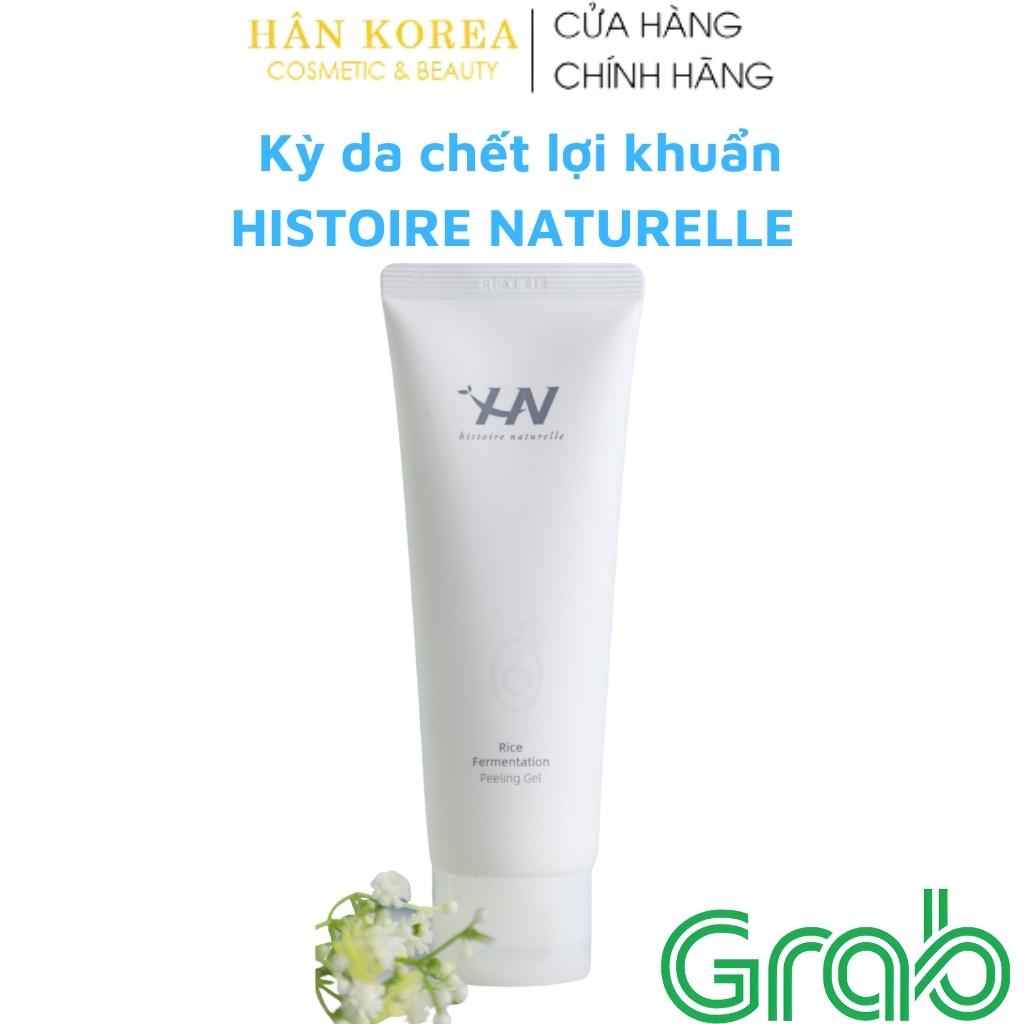 Tẩy da chết lợi khuẩn HISTOIRE NATURELLE 120ML, kì da chết trắng da, se khít lỗ chân lông, loại bỏ mụn đầu đen HÂN KOREA