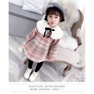 Váy mùa đông chi bé cực ấm