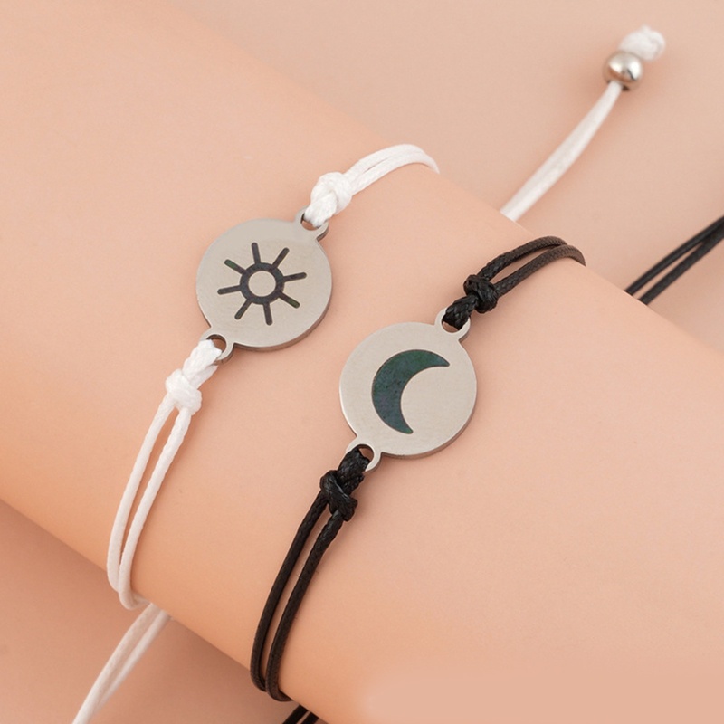 Set 2 Vòng Tay Hồng Cho Cặp Đôi