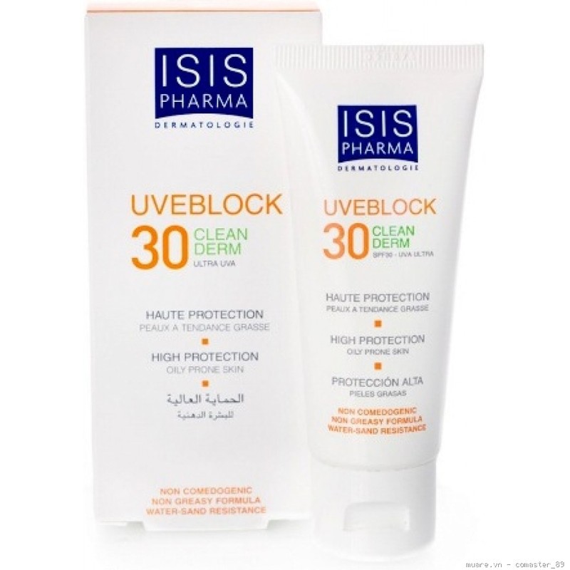 Kem chống nắng Uveblock SPF 30 dành cho da nhờn, da nhạy cảm