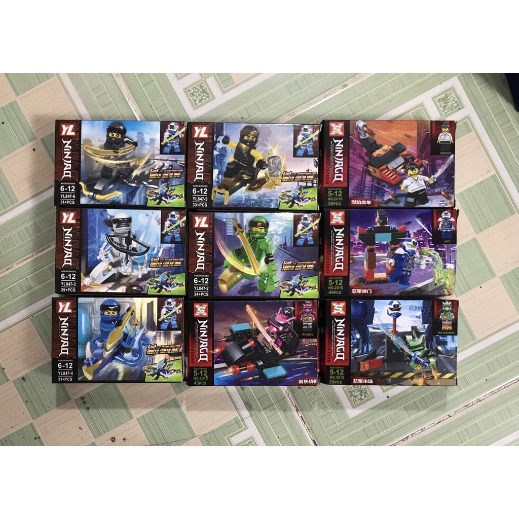Xếp hình not Lego Ninja mini