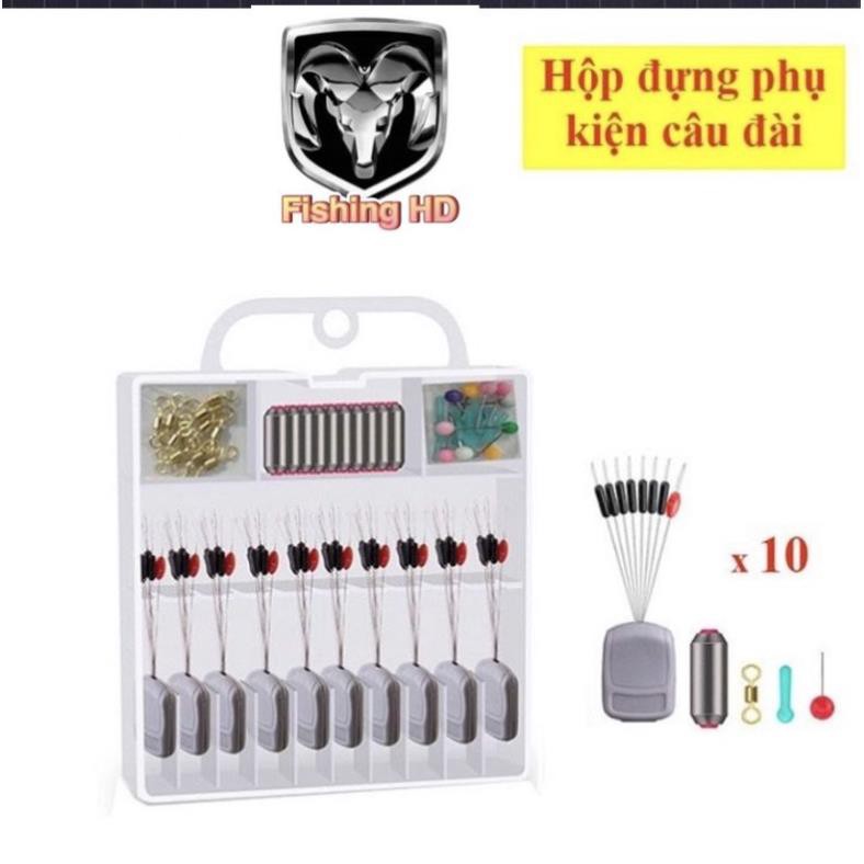 Hộp Phụ Kiện Câu Cá Phụ Kiện Dây Trục Câu Đài Câu Đơn HPK11 đồ câu FISHING_HD