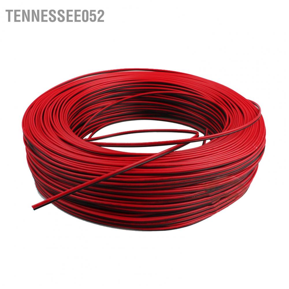 Tennessee052 22 Gauge 24AWG Extension Cable Cuttable 0.3mm² 2Pin Pure Copper Wire Red and Black