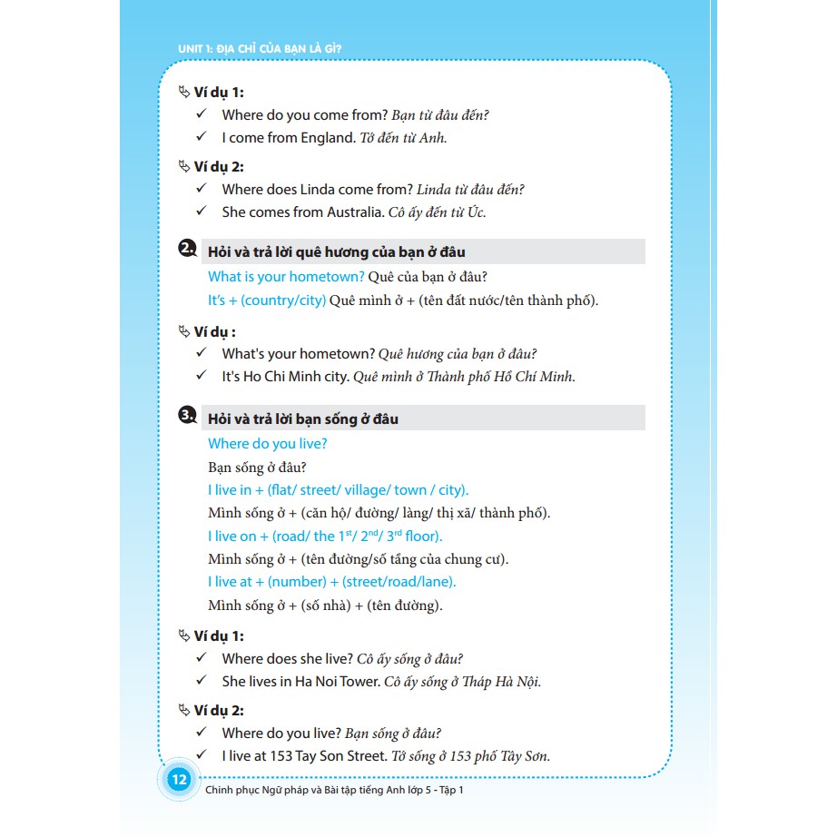 Sách - Chinh Phục Ngữ Pháp Và Bài Tập Tiếng Anh - Lớp 5 (Tập 1) | BigBuy360 - bigbuy360.vn