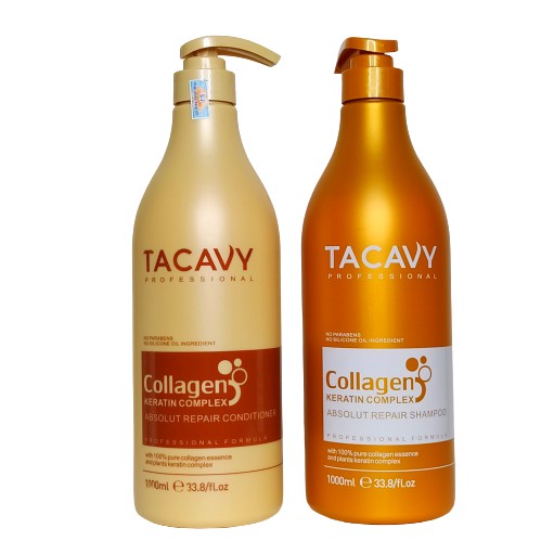 Bộ Dầu Gội Xả Tacavy Collagen 1000ml