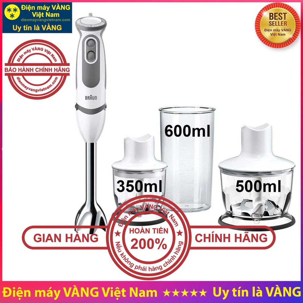 Máy xay cầm tay Braun MQ5030 - Phụ kiện máy xay Braun (Hàng chính hãng)