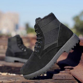 [Sẵn nâu 41] Giày boot nam cổ cao
