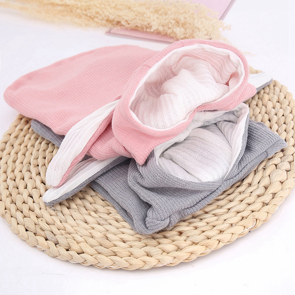 Có thể bán buôn Pet Cat Trang phục cho chó nhỏ Quần áo hình tai thỏ Giữ ấm thiết kế có mũ trùm đầu mùa Thu và Đông Virgina056 Hàng giao ngay