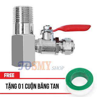 Van chia nước đầu vào cho máy lọc nước dây 10mm - tặng 01 cuộn băng tan