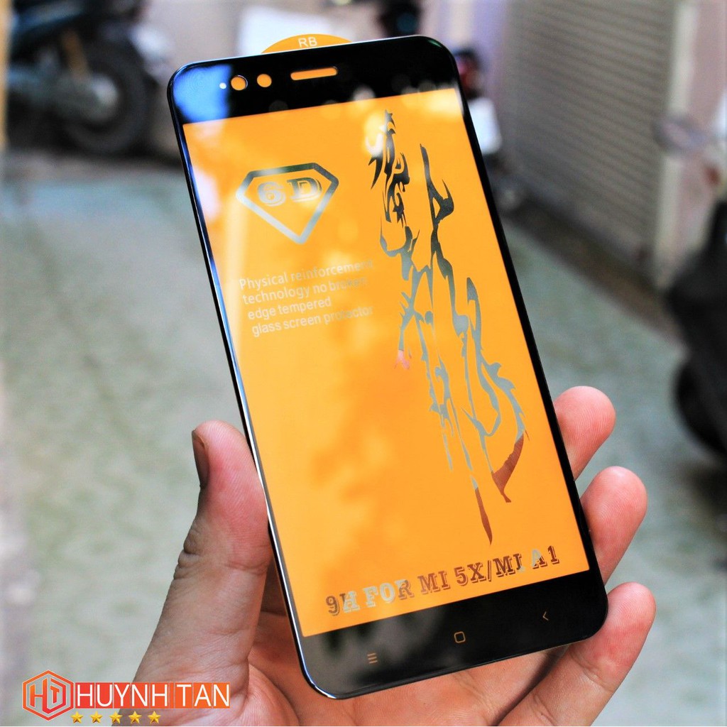 Cường lực 6D Xiaomi Mi 5X/ Mi A1 full màn, full keo thế hệ mới