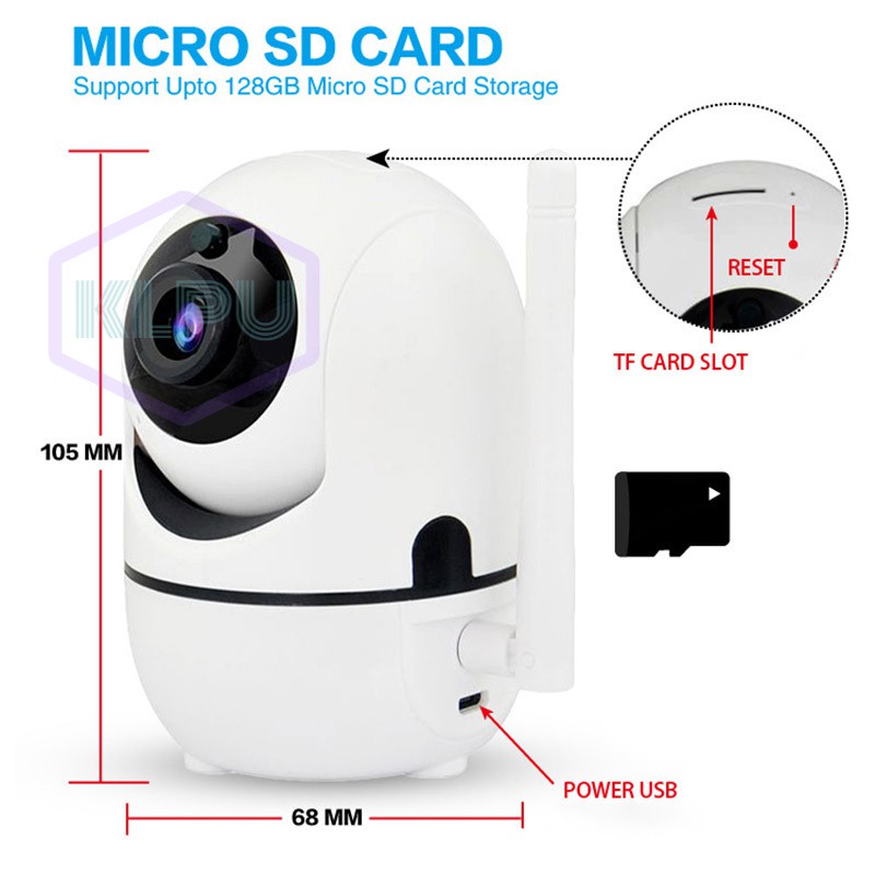 Bộ camera an ninh không dây hình ảnh 1080P HD cao cấp có thể xem trên điện thoại