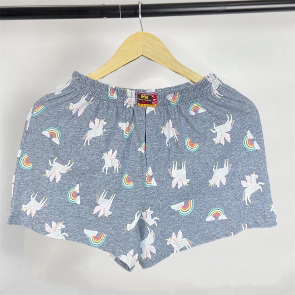 Quần đùi ngủ nam thun cotton, quần đùi nam nữ bigsize thoải mái mặc cực mát