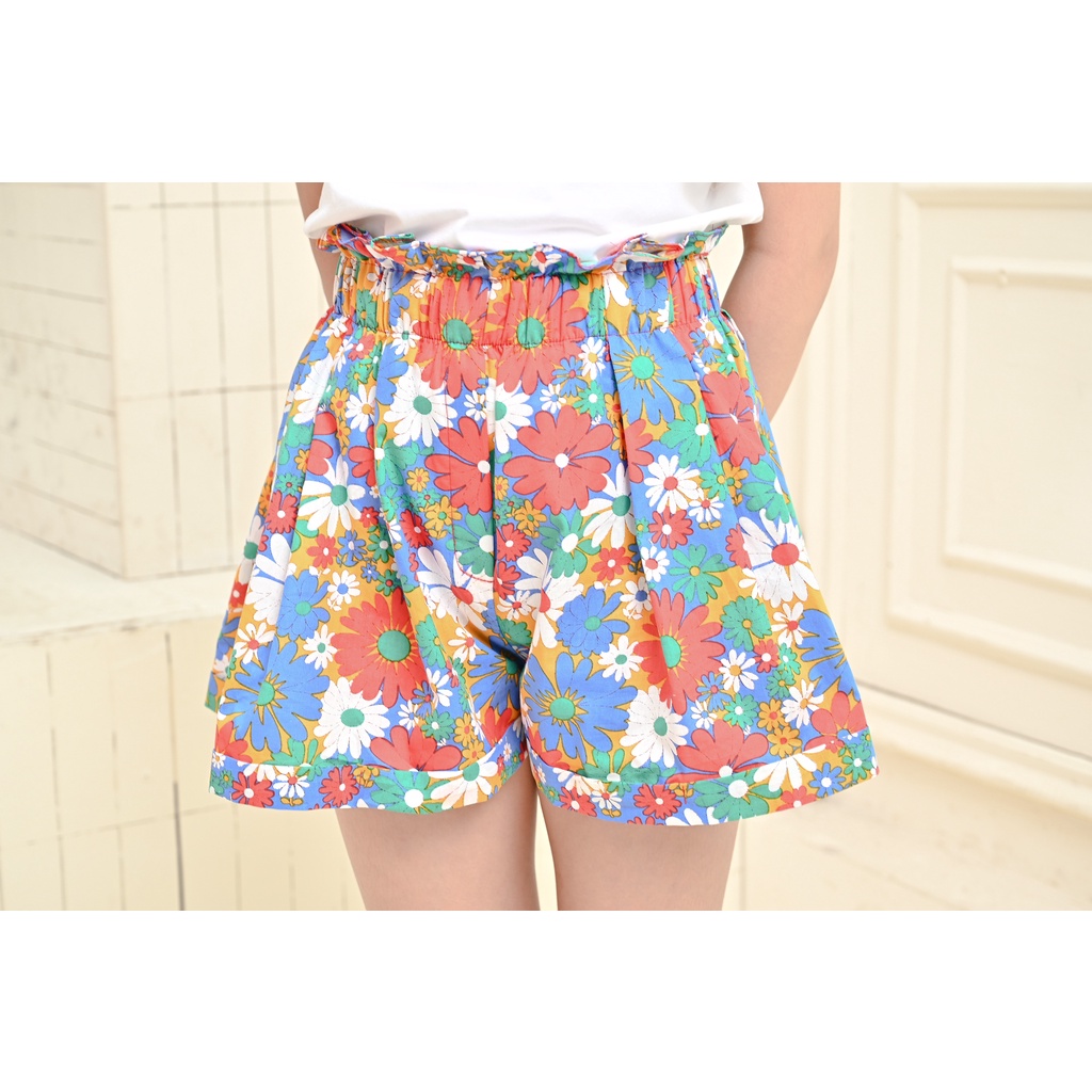 Đồ bộ bé gái thiết kế Jookyli cộc tay kèm quần hoa Lolita 94G0966