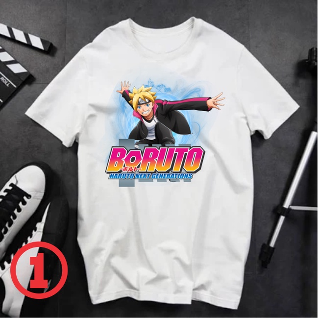 BST Áo thun in hình Boruto - Thế hệ sau Naruto