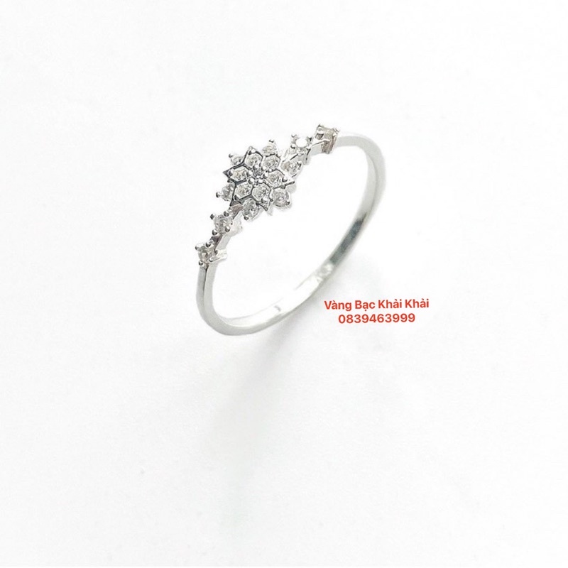 Nhẫn nữ Bạc ta hot , trẻ trung , sáng bóng , tặng kèm hộp đựng - Vàng Bạc Khải Khải