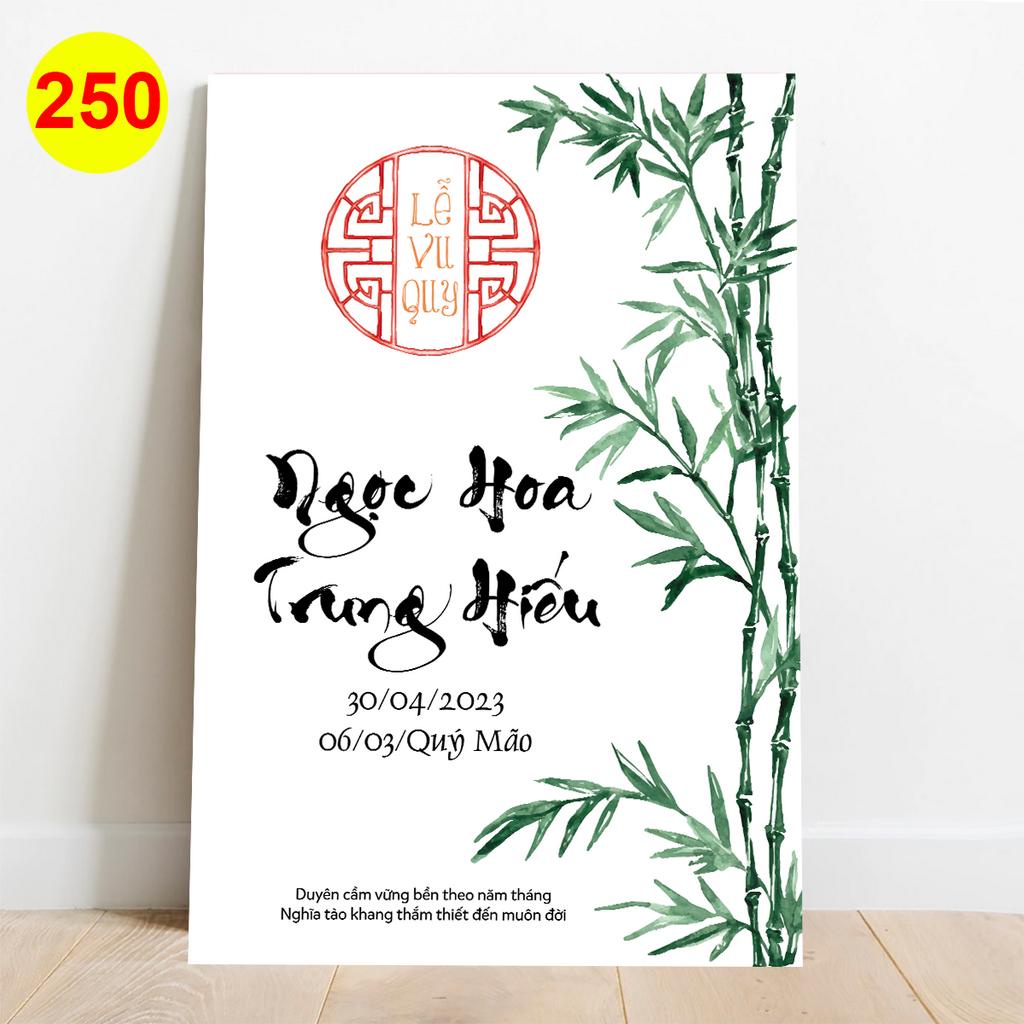 MS 250 - Bảng Welcome trang trí đám cưới