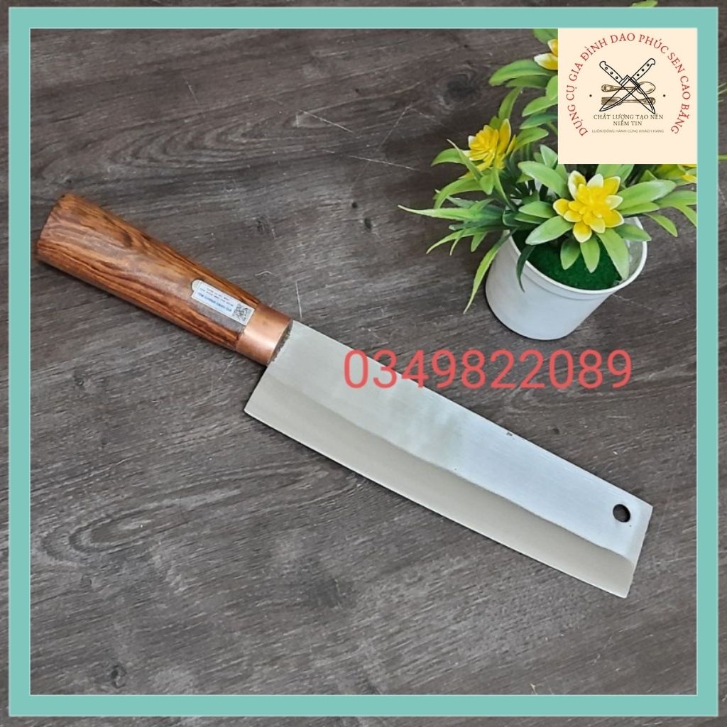 Dao phúc sen mẫu dao bếp chuyên thái siêu sắc không han rỉ không oxy hóa