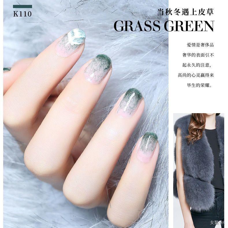 Pingyan nail shop keo sơn móng tay đặc biệt bán buôn đèn chiếu kéo dài màu phổ biến Kodan Barbie bộ