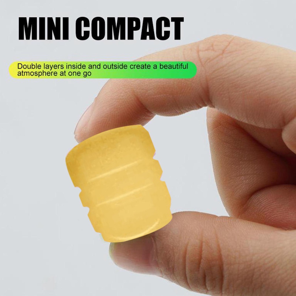 Set 4 Nắp Van Bánh Xe Dạ Quang Mini I3O8