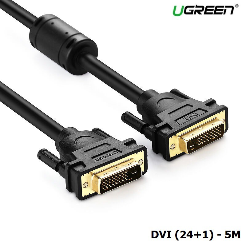 Cáp DVI ( 24 + 1) dài 5m, màu trắng Chính Hãng Ugreen 11608