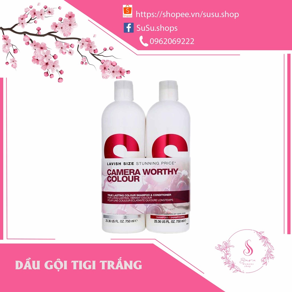 Dầu gội cặp TIGI DIAMOND trắng