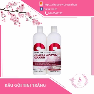 Dầu gội cặp tigi diamond trắng