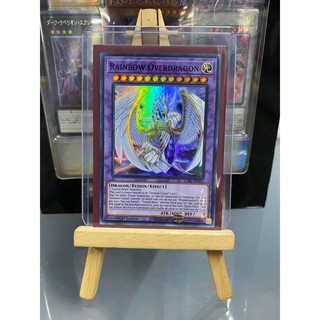 [ Dưa Hấu Yugioh ] Lá bài thẻ bài Rainbow Overdragon - Purple Ultra Rare - Tặng bọc bài nhựa bảo quản