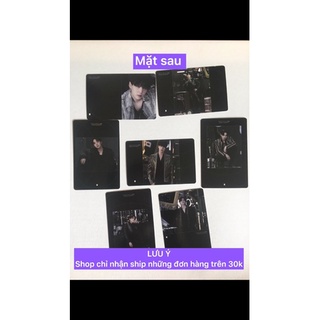 LOMO CARD Ảnh BTS 6x9cm (2 mặt, bo góc)