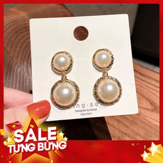 Khuyên tai 💥 GIÁ TẬN XƯỞNG💥 nữ hình khối cá tính, chân bạc, không kích ứng, không hoen ghỉ