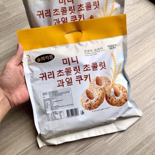 Combo 3 gói bánh yến mạch hạnh nhân Hàn Quốc 326g