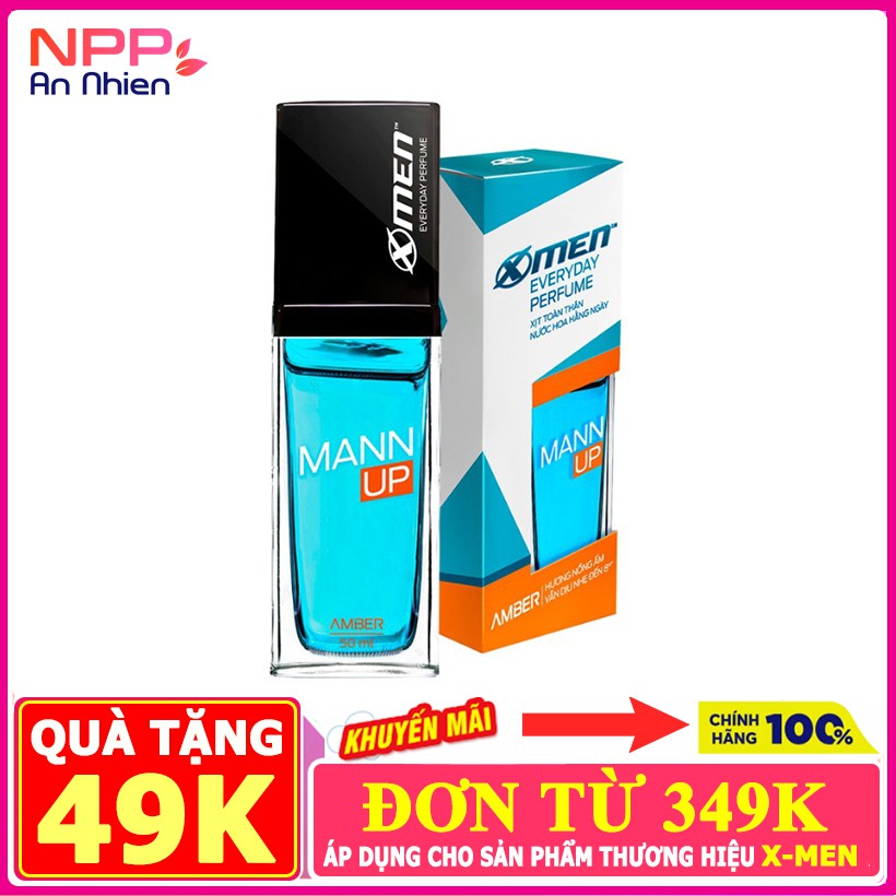 X-Men Everyday Perfume Mann Up Amber 50ml