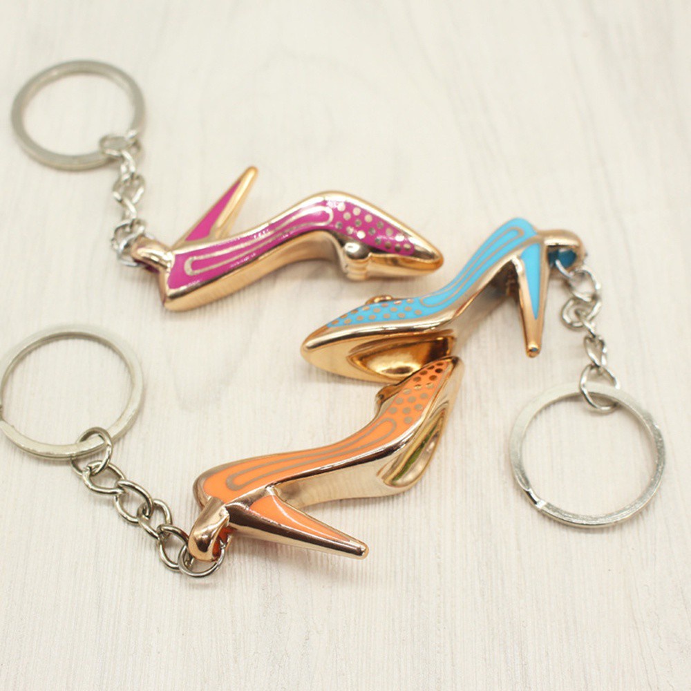 TOBIE 1pc Key Chain Shoes Keychains Keyring Women Cute Creative Novelty Pendant