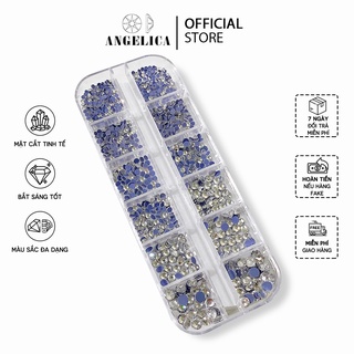 Đá Chân Lưới Nail 14 Khía Lẻ Size Crystal Trang Trí Móng ANGELICA 601