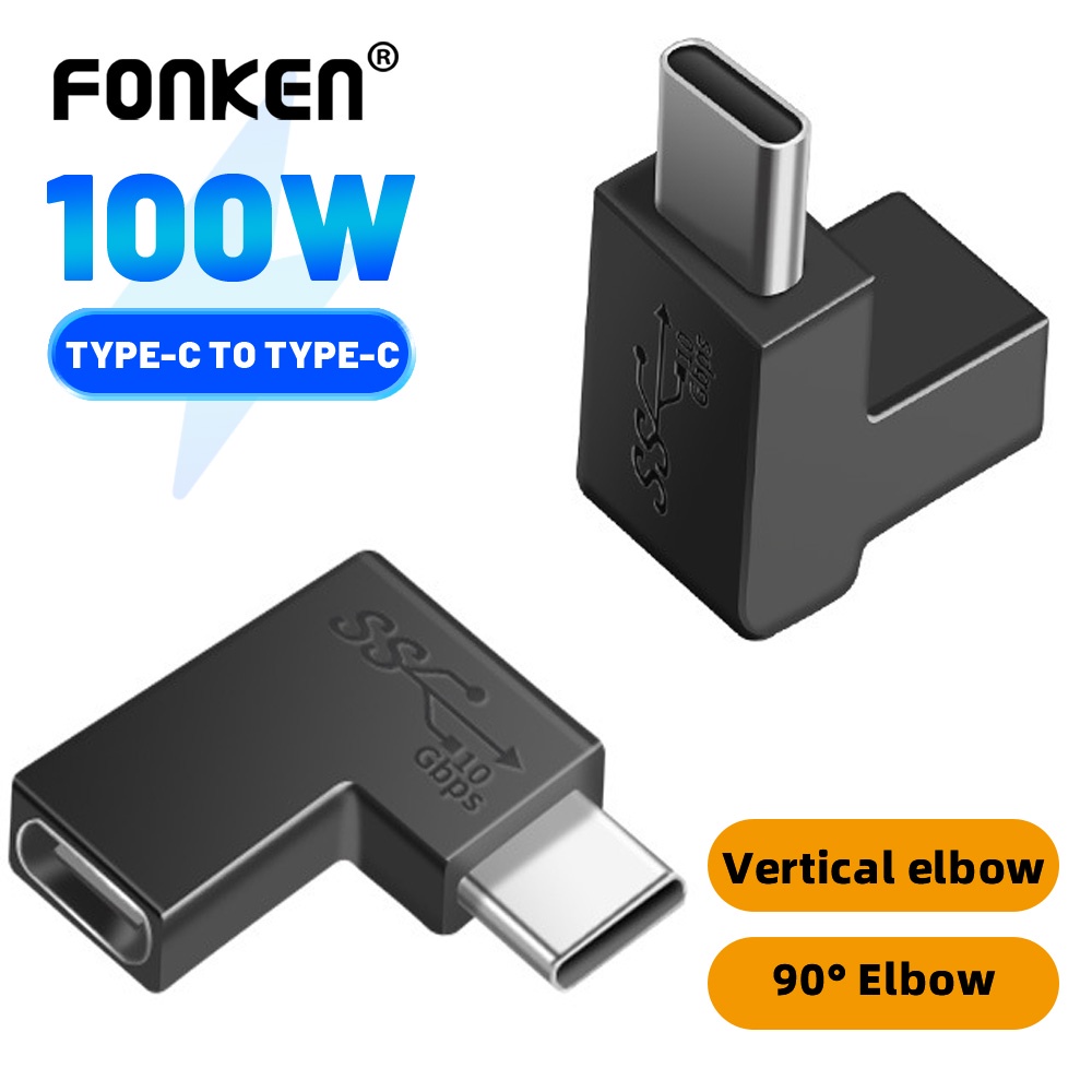 Đầu chuyển đổi FONKEN cổng USB 3.1 Type C 10 Gbps USB C cho laptop/ máy tính bảng/ điện thoại