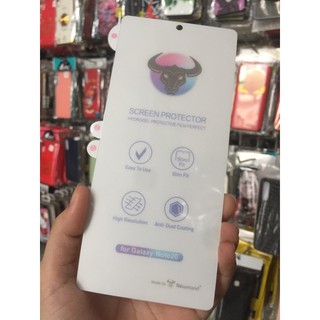 SAMSUNG NOTE 20 Dán chống trầy PPF mặt trước tặng kèm phụ kiện lau