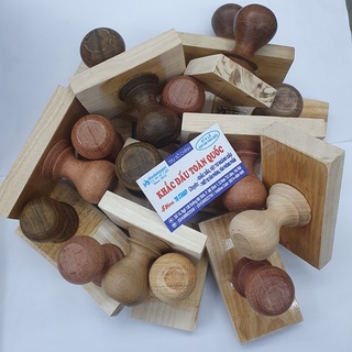 [ĐỦ CÁC KÍCH THƯỚC][SỈ & LẺ] Cán dấu gỗ chấm mực (Dùng cho dấu Hoàn Công, Triện Ấn và dấu chấm mực)