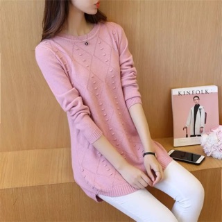 Áo len nữ dáng dài