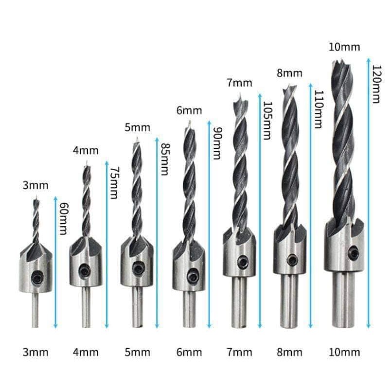 Bộ 7 mũi khoan 2 tầng