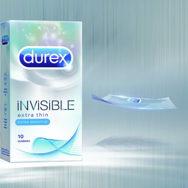 COMBO 4 Hộp Bao Cao Su Durex Invisible - Durex Fettherlite Utima - Durex Performa - Durex Pleasuremax - Tặng 1 Gel Ky