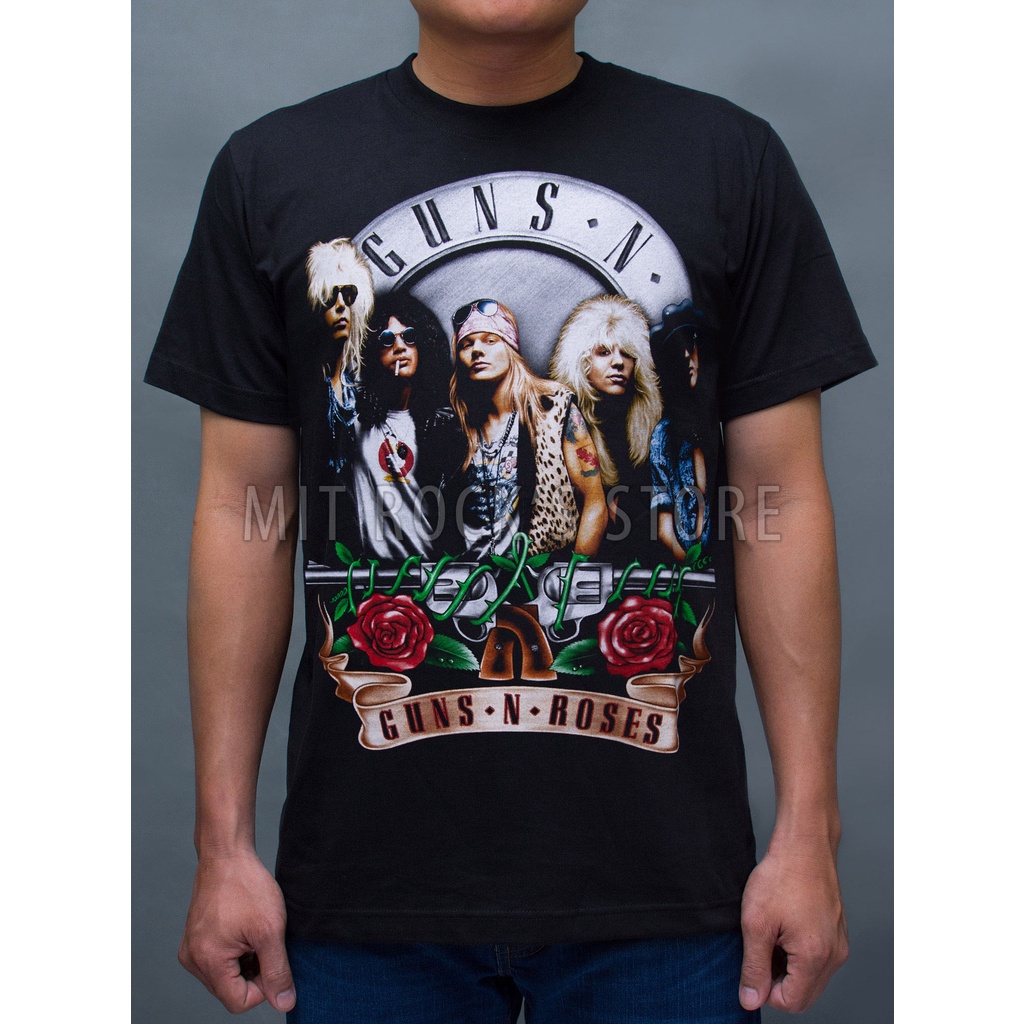Áo Guns n Roses  - Rock band tee - Áo Rock - Size S, M, L, XL, XXL - Áo Thái Lan