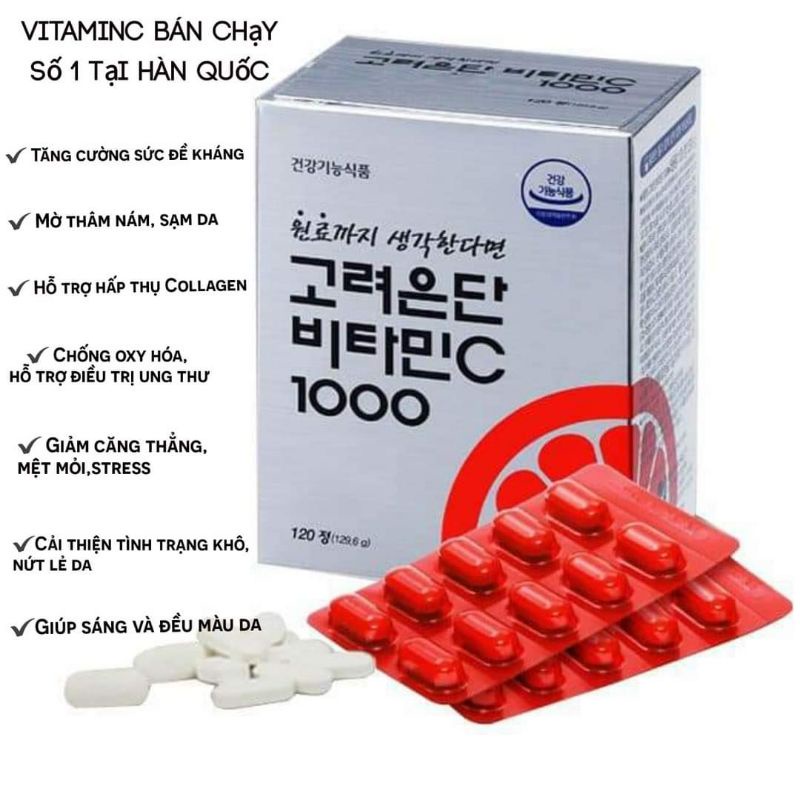 Vitamin C EUNDAN 1000mg 120v