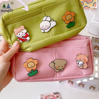 Túi Đựng Bút Bằng Vải Canvas Đa Năng Sức Chứa Lớn