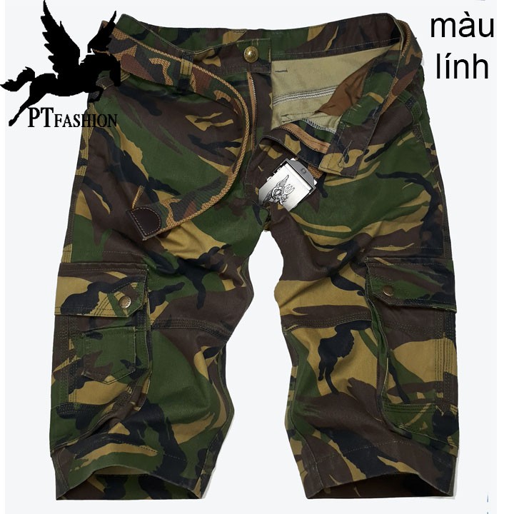 Quần Short Kaki Nam Túi Hộp Cap Cấp Vải Dày Chỉ May Lớn Khong Ra Màu Không Xù | BigBuy360 - bigbuy360.vn