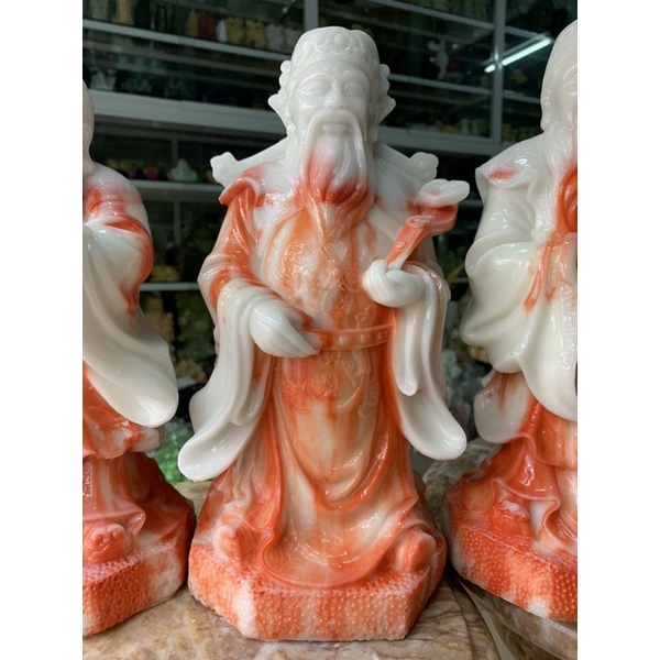 Bộ Tam Đa  Đá Đúc - cao 30cm